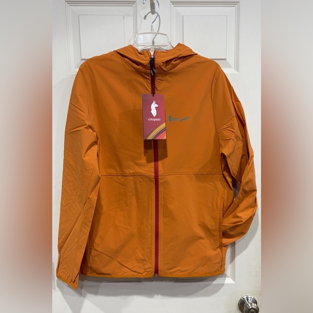Cotopaxi Men's Medium Vuelta Performance Windbreaker Jacket Orange NWT Tamarindo